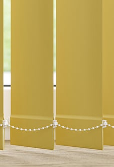 Palermo (Blackout), Mustard - Vertical Blind Slats